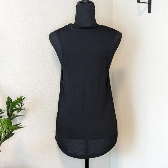 Bella + Canvas Black Muscle Tee "Sunset Sound System" Logo‎ - Picture 2 of 5